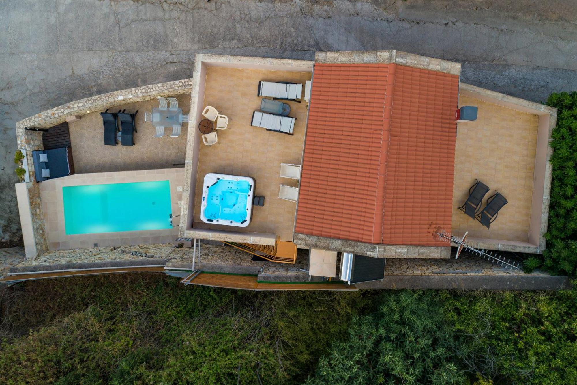 Olga'S Filoxenia - Villa Aladanos-Private Pool And Heated Jacuzzi Makhairoí エクステリア 写真
