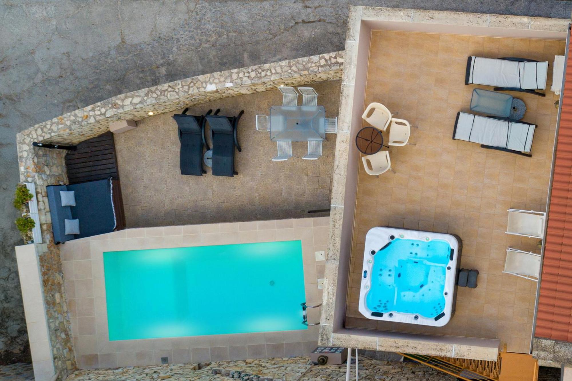 Olga'S Filoxenia - Villa Aladanos-Private Pool And Heated Jacuzzi Makhairoí エクステリア 写真